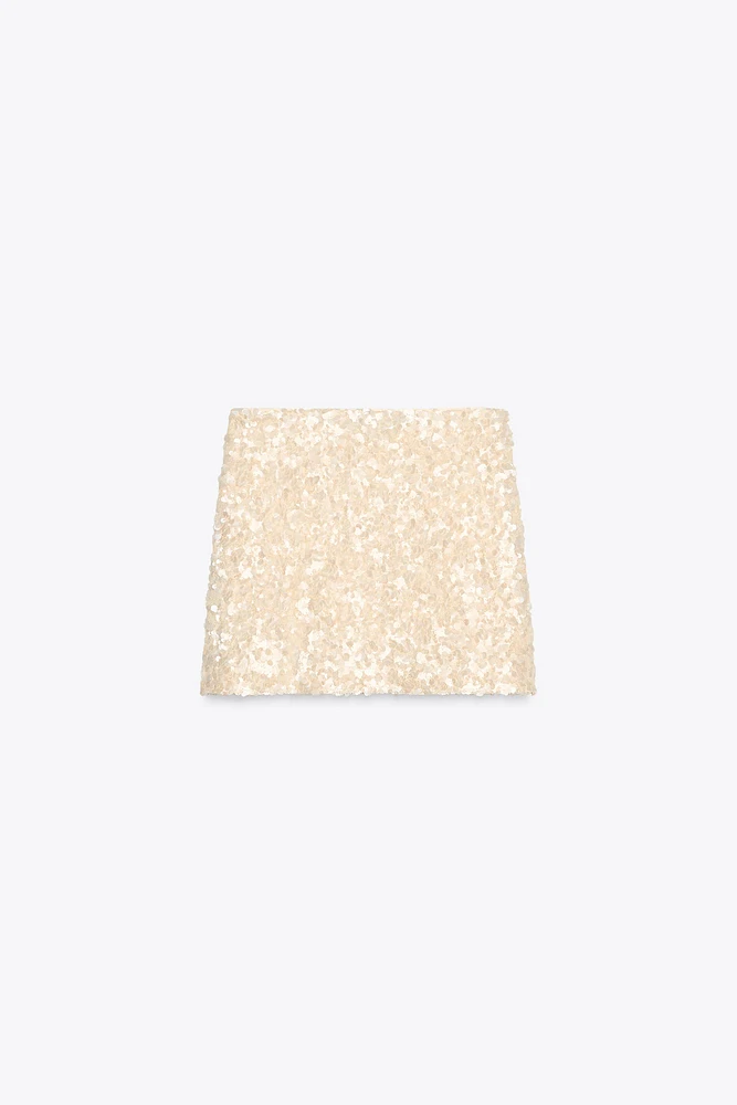 MINI JUPE À PAILLETTES