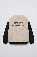 FLEECE BOMBER