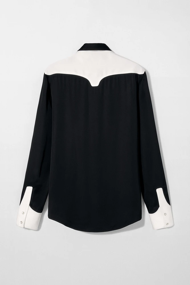 CONTRAST WESTERN SHIRT BOBBY GILLESPIE X ZARA