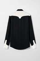CONTRAST WESTERN SHIRT BOBBY GILLESPIE X ZARA