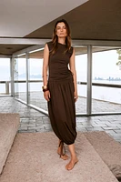 BALLOON MIDI SKIRT