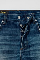 JEAN COUPE ÉTROITE À DÉCHIRURES BOBBY GILLESPIE X ZARA