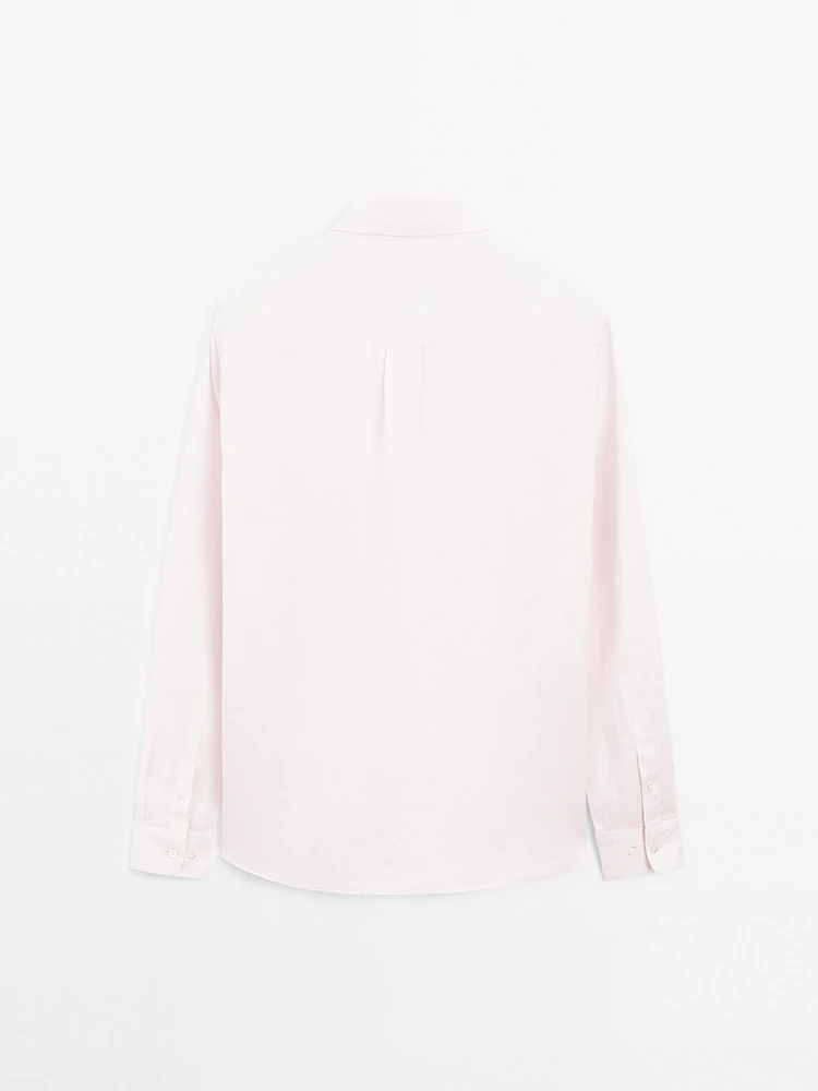 100% linen regular fit shirt
