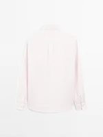 100% linen regular fit shirt