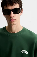 SWEAT PIÈCE CONTRASTE
