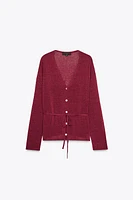 LINEN CARDIGAN
