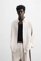 CHEMISE EN LIN ET COTON