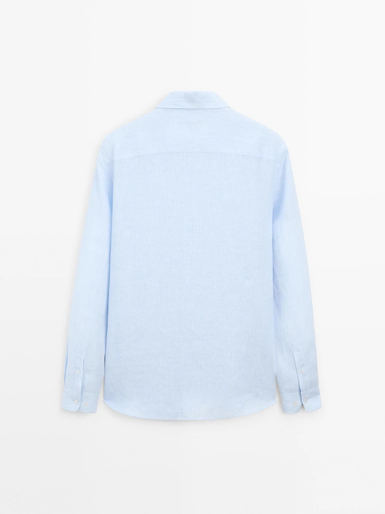 Regular fit striped shirt