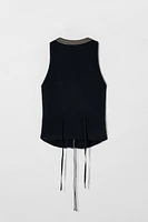 EMBROIDERED VEST KATE MOSS X ZARA