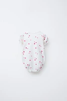 TWO-PACK OF FLORAL PRINT BODYSUITS