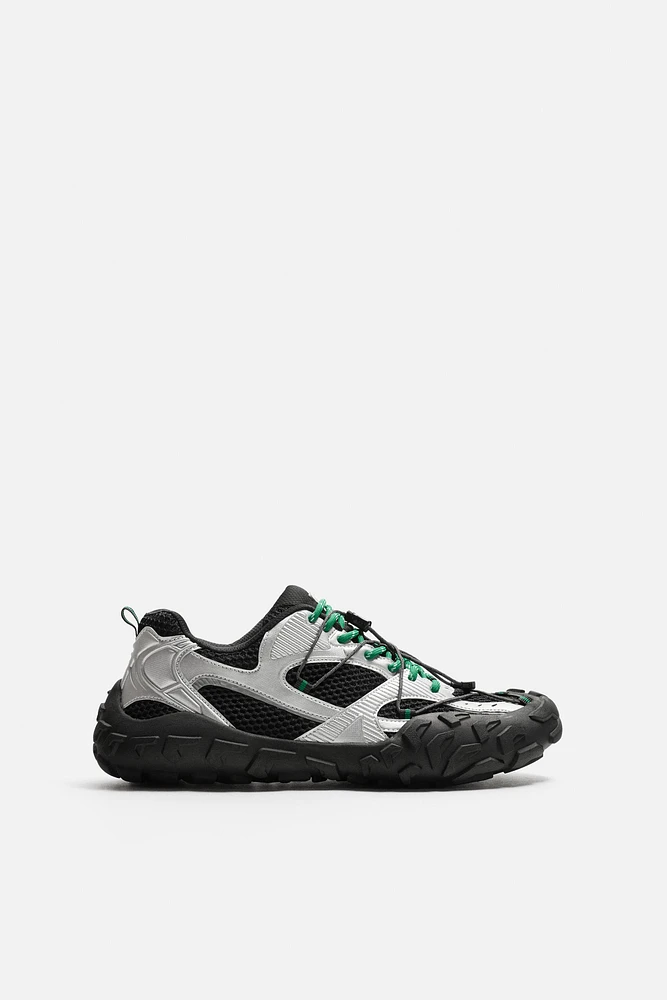 TEXTURED SOLE SNEAKERS