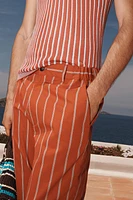 PANTALON COUPE DÉCONTRACTÉE À RAYURES ÉDITION LIMITÉE