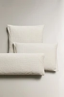 WAFFLE-KNIT PILLOWCASE