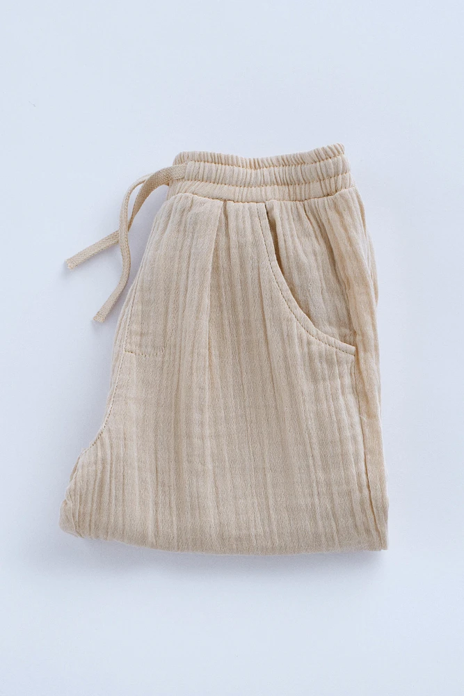 ZARA TIMELESS - TEXTURED JOGGER PANTS
