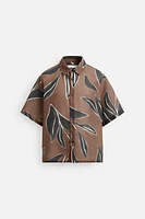 LEAF PRINT SHIRT