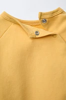 SWEATSHIRT AND BERMUDA SHORTS SET WITH LABEL