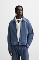 VESTE EN CANVAS DÉLAVÉE