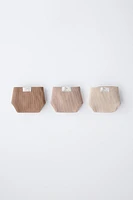 6 ANS/ LOT DE TROIS CULOTTES RIB ÉTIQUETTE
