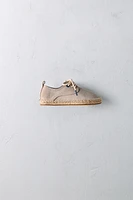 LIMITED EDITION LEATHER AND JUTE DERBY SHOES