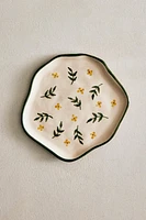 ASSIETTE À DESSERT FLEURS