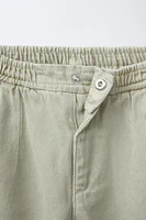 PANTALON EN SERGE CARGO