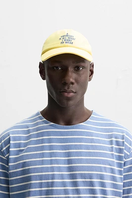 CASQUETTE TEXTE BROD