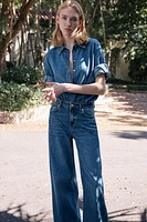Z1975 BELTED DENIM SHIRT