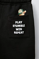 STUMBLE GUYS ™ © SCOPELY PRINTED PLUSH SHORTS
