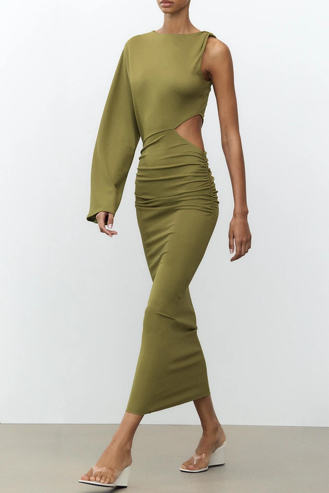 CUT OUT MIDI DRESS