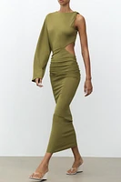 CUT OUT MIDI DRESS
