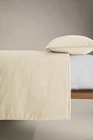 FADED-EFFECT LINEN QUILT