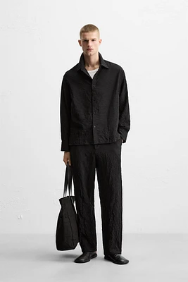CHEMISE EFFET PLISSÉ