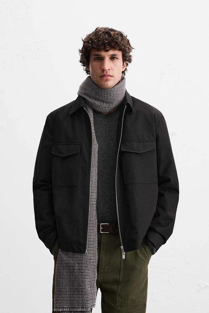 REGULAR FIT PADDED OVERSHIRT