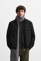 REGULAR FIT PADDED OVERSHIRT