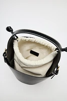 DRAWSTRING BUCKET BAG