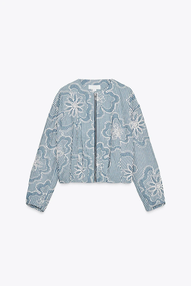 BLOUSON BOMBER STRUCTURÉ