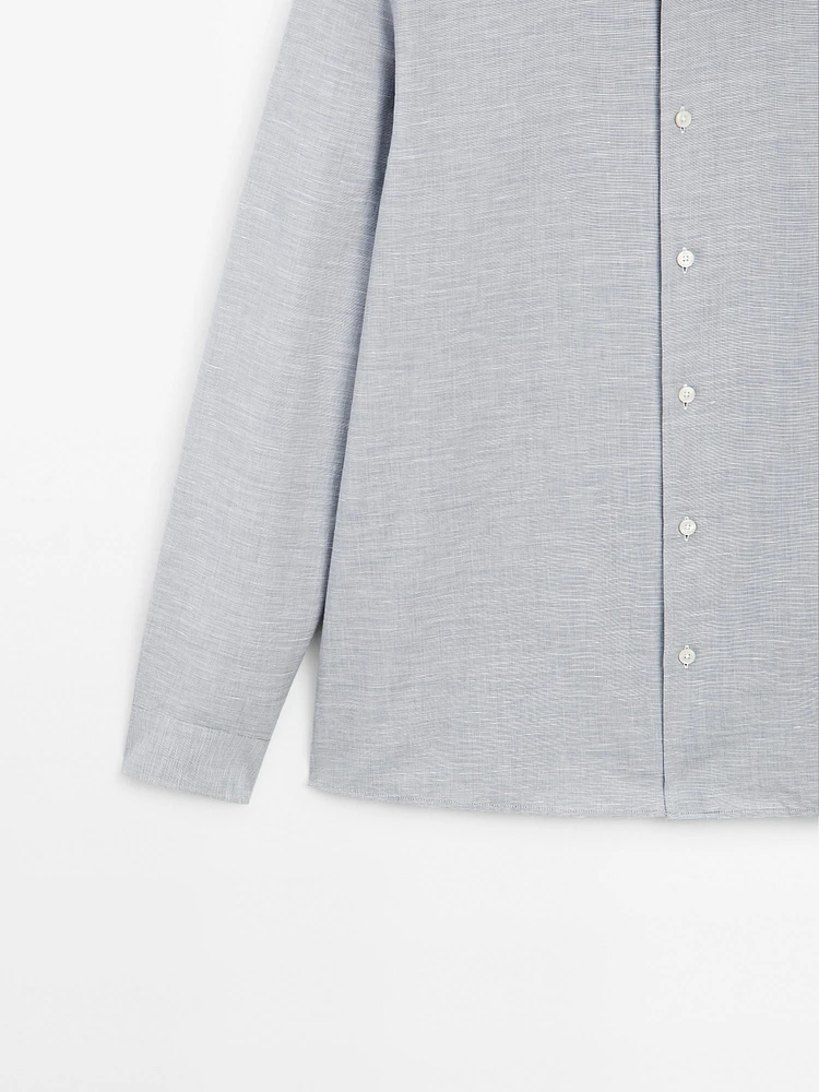 Chemise regular fit chinée