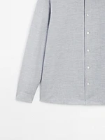 Chemise regular fit chinée