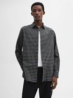 100% cotton regular fit check shirt
