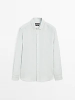 100% linen regular fit shirt