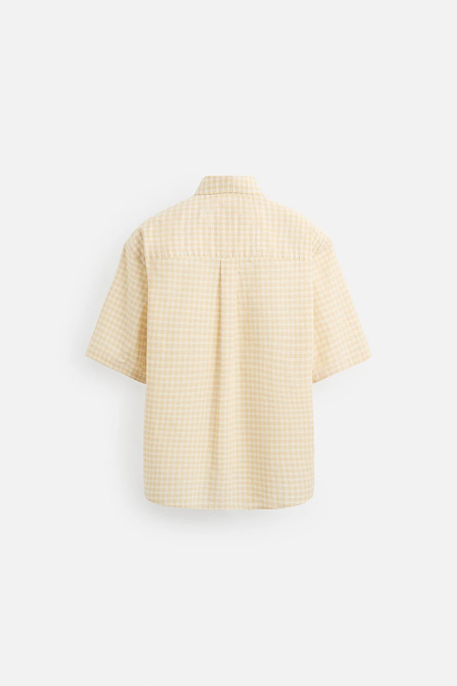 CHEMISE RELAXED FIT À CARREAUX