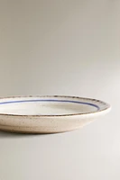 STONEWARE FISH SIDE PLATE