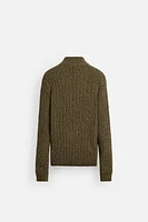 ZIP CARDIGAN