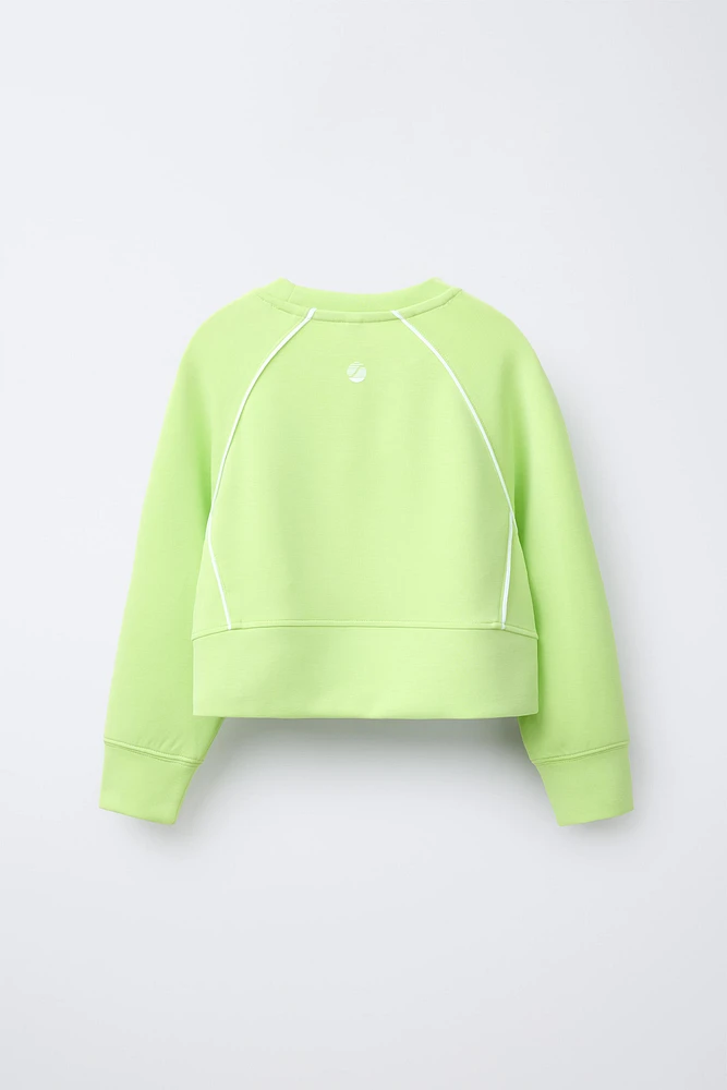 MODAL TRIM SWEATSHIRT