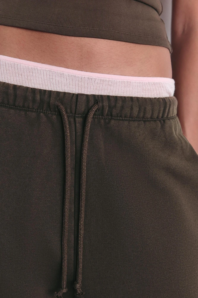 PANTALON DROIT EN MOLLETON