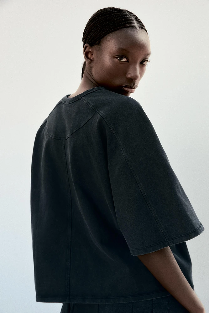 WASHED HEAVY COTTON T-SHIRT