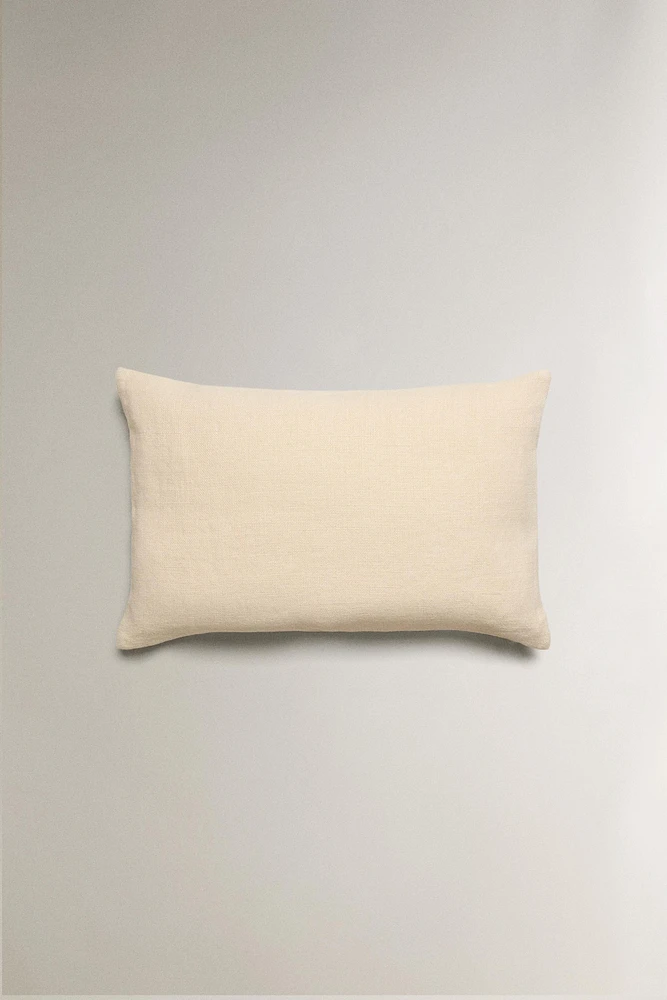 HOUSSE DE COUSSIN UNIE LIN