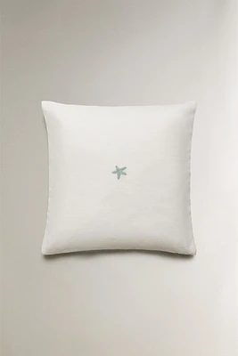 HOUSSE DE COUSSIN ÉTOILE DE MER