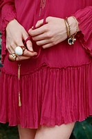 ROBE COURTE EFFET FROISSÉ