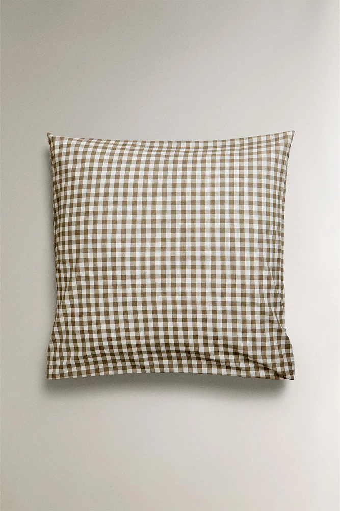 COTTON CHECK PILLOWCASE